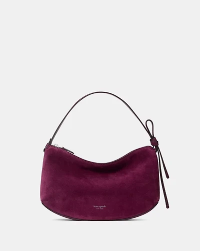 Loop Suede Shoulder Bag