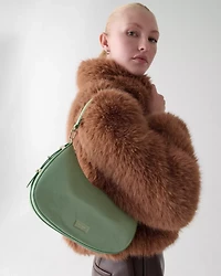 Liv Crinkle Patent Convertible Shoulder Bag