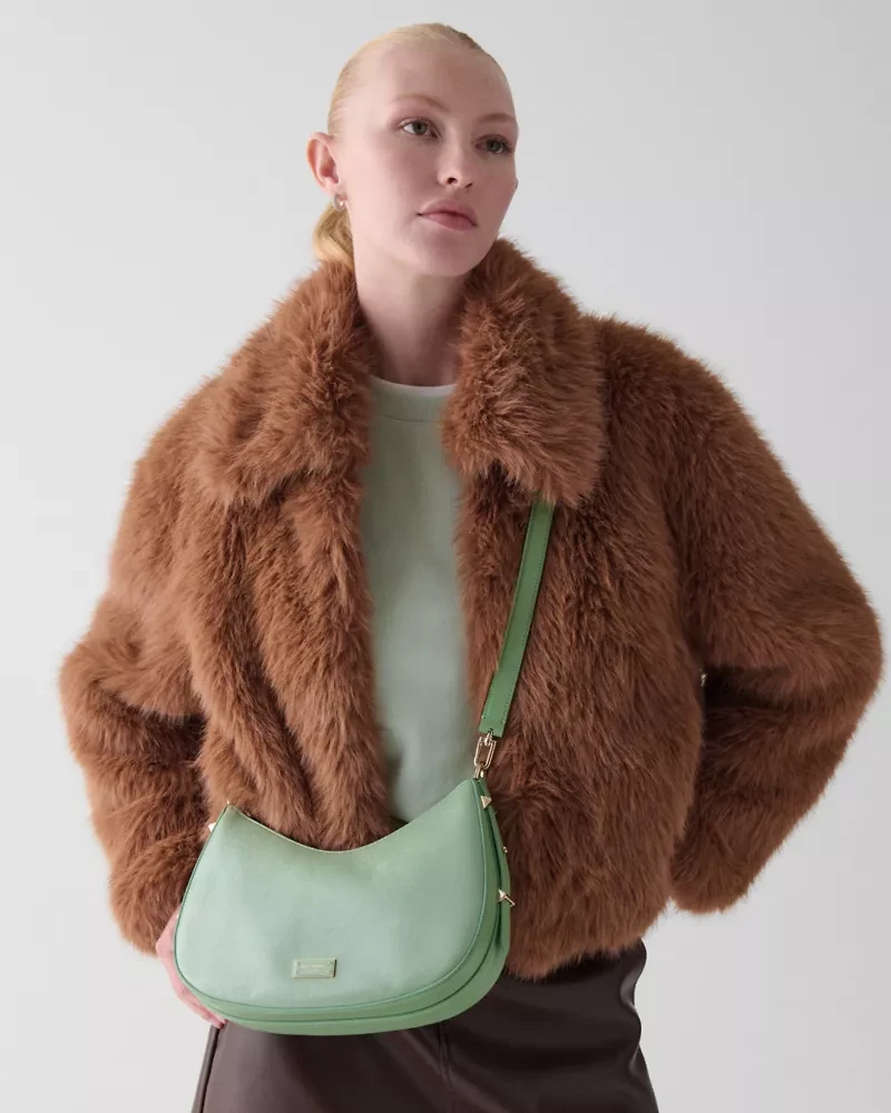 Liv Crinkle Patent Convertible Shoulder Bag