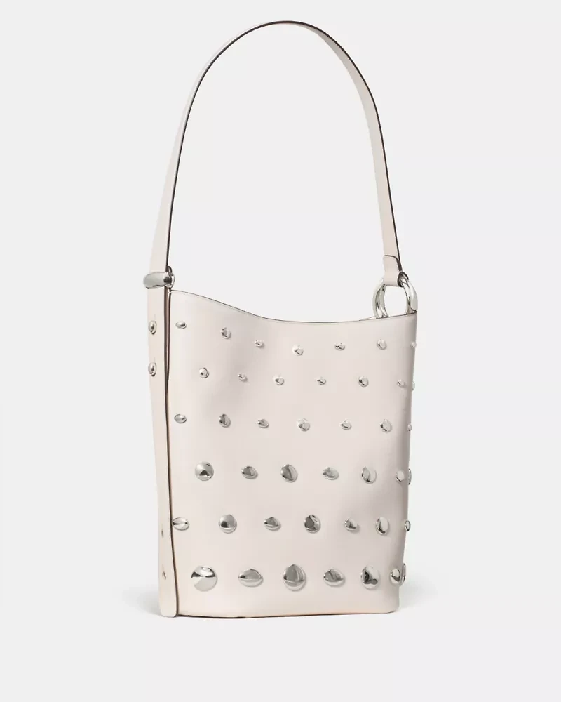 Halo Studded Bucket Bag