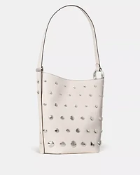 Halo Studded Bucket Bag