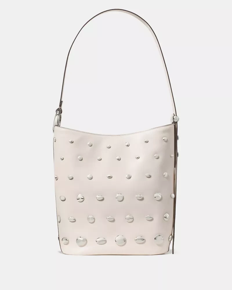 Halo Studded Bucket Bag