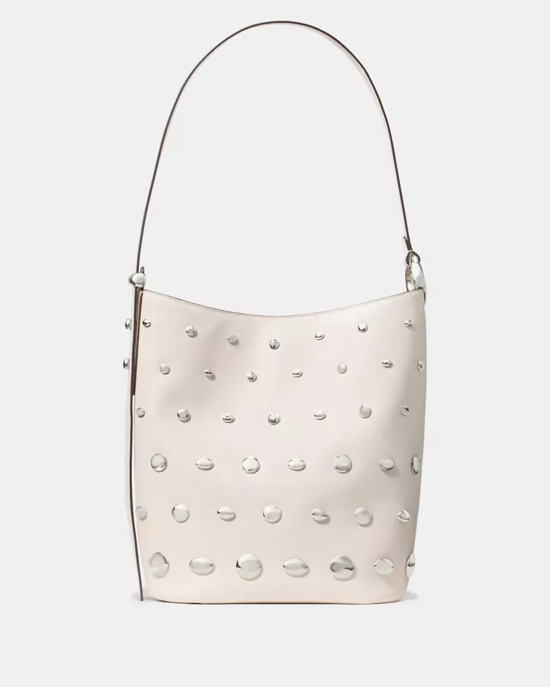 Halo Studded Bucket Bag