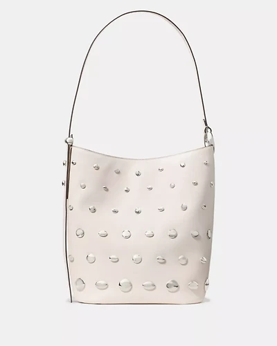 Halo Studded Bucket Bag