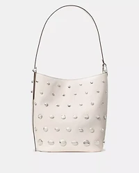Halo Studded Bucket Bag