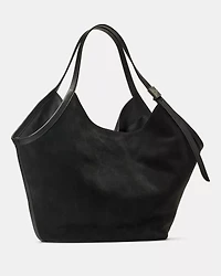 Deco Suede Large Tulip Tote