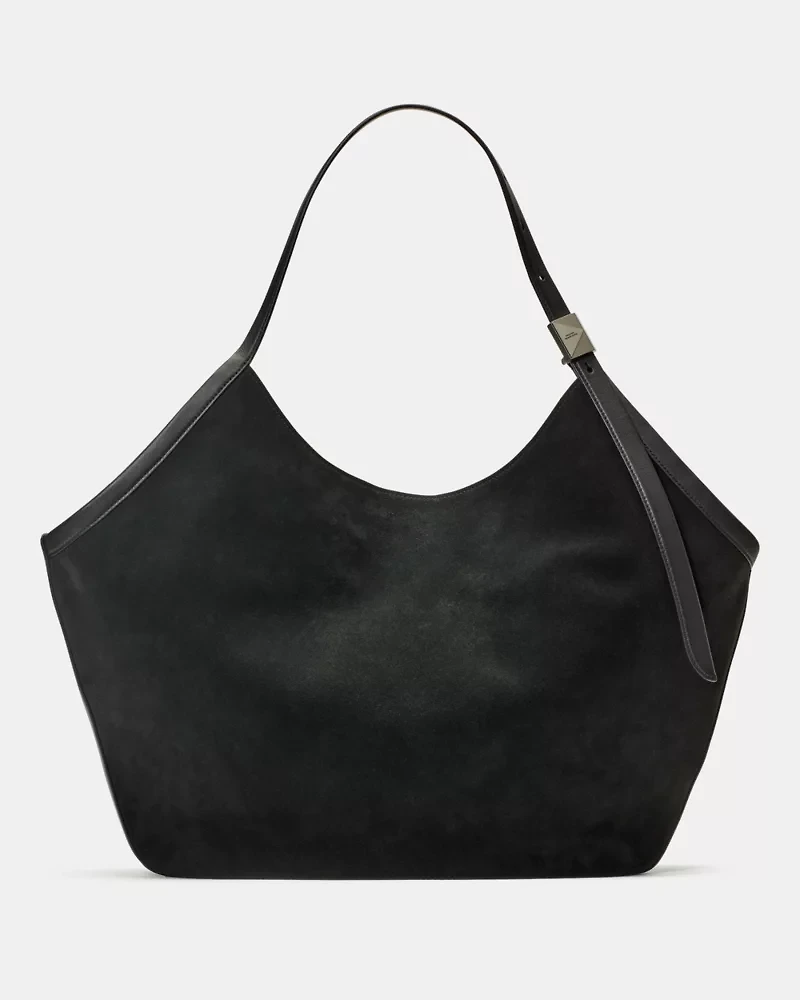 Deco Suede Large Tulip Tote