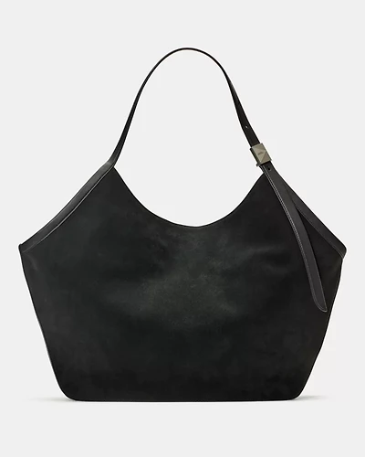 Deco Suede Large Tulip Tote