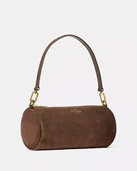 Roulette Suede Medium Shoulder Bag