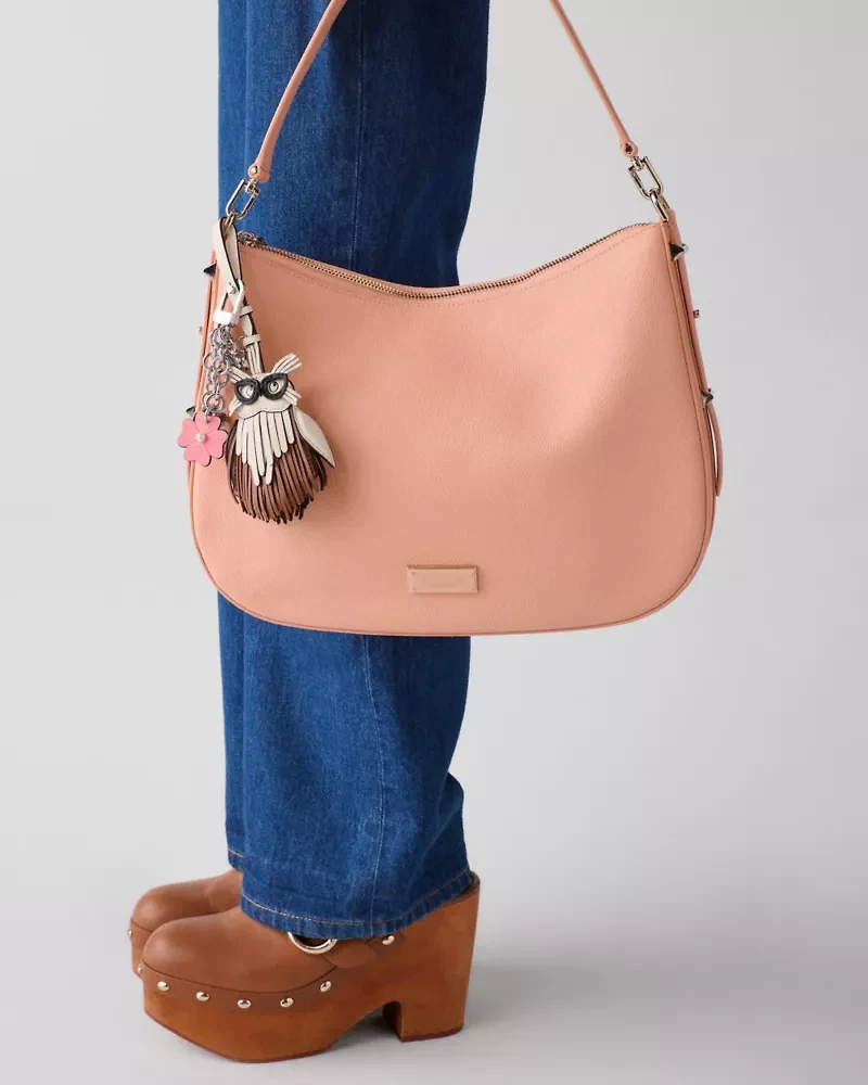 Flower Dangle Bag Charm