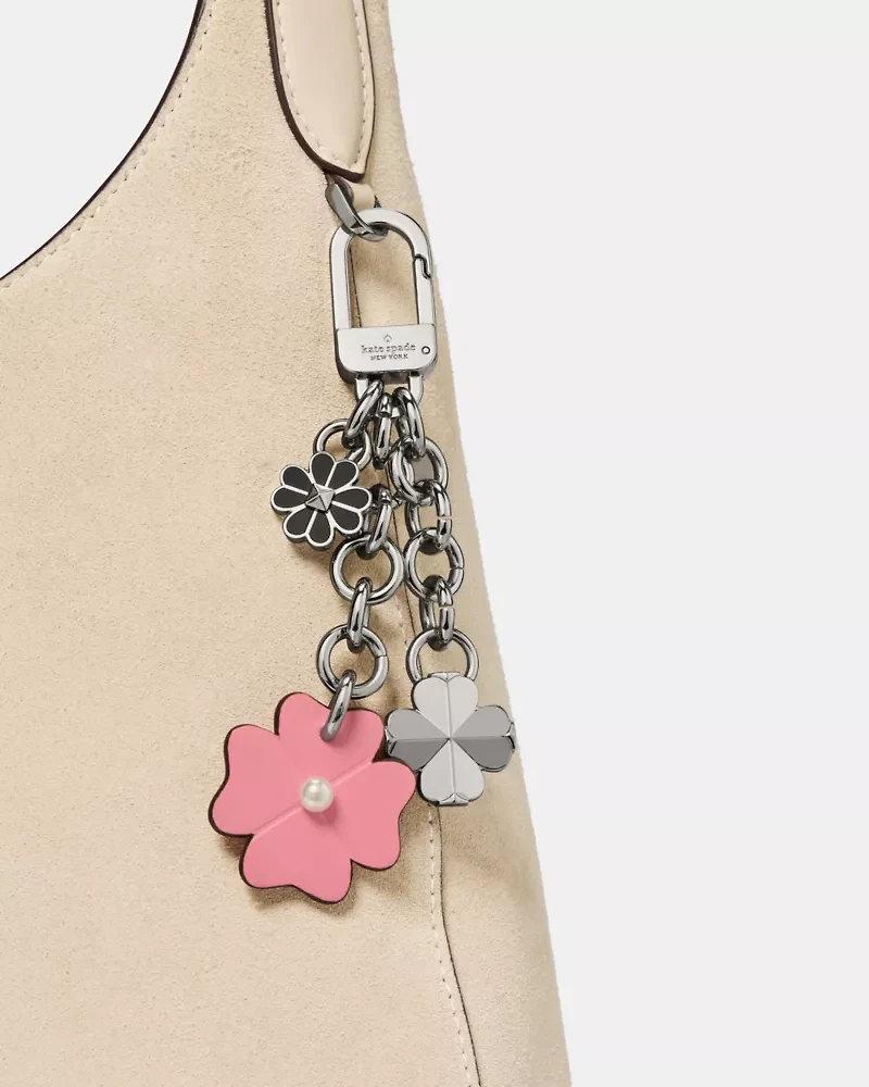Flower Dangle Bag Charm