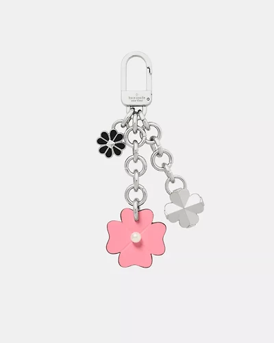 Flower Dangle Bag Charm