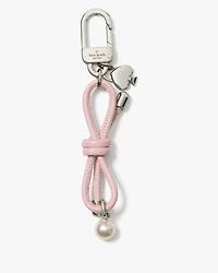 Bow Faux Pearl Bag Charm