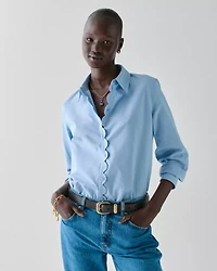 Oxford Scallop Shirt