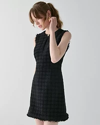 Plaza Tweed Fit And Flare Dress
