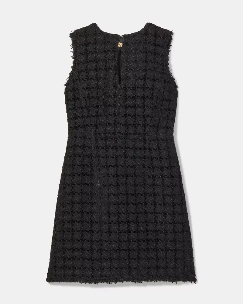 Plaza Tweed Fit And Flare Dress