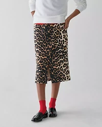 Leopard Midi Skirt