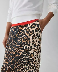 Leopard Midi Skirt