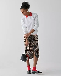 Leopard Midi Skirt