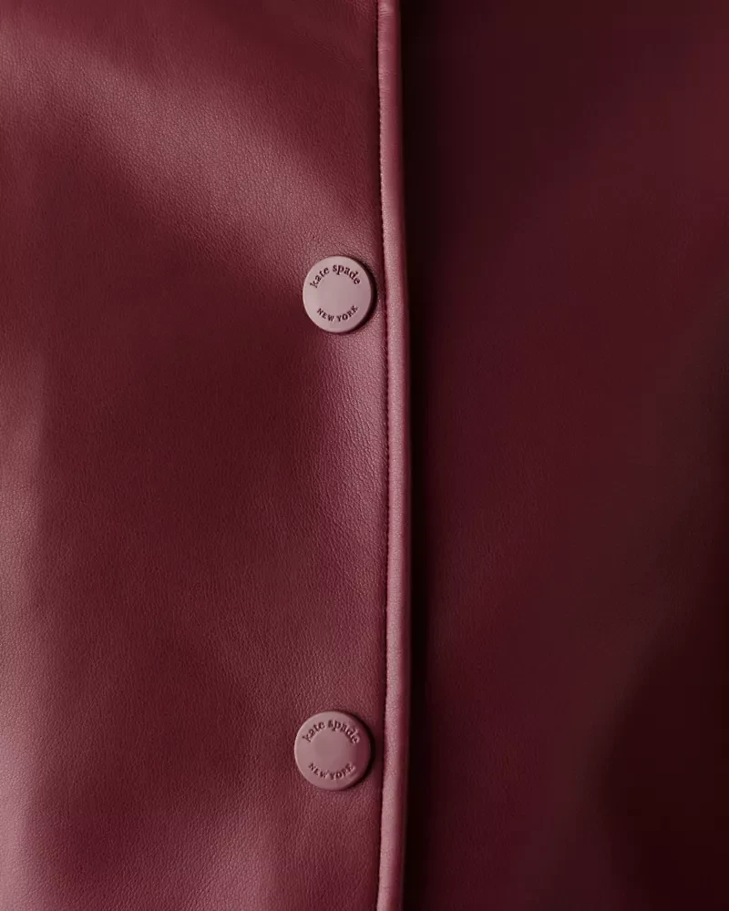 Faux Nappa Leather Jacket