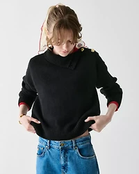 Turtleneck With Bauble Buttons