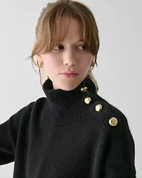 Turtleneck With Bauble Buttons