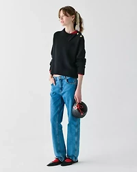 Turtleneck With Bauble Buttons