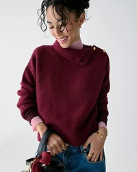 Turtleneck With Bauble Buttons