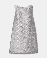 Foil Lace Shift Dress