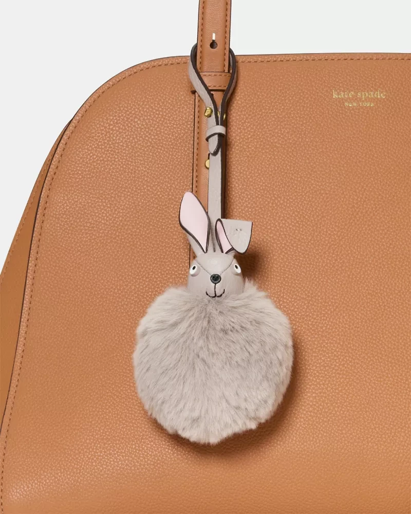 3d Faux Fur Bunny Bag Charm