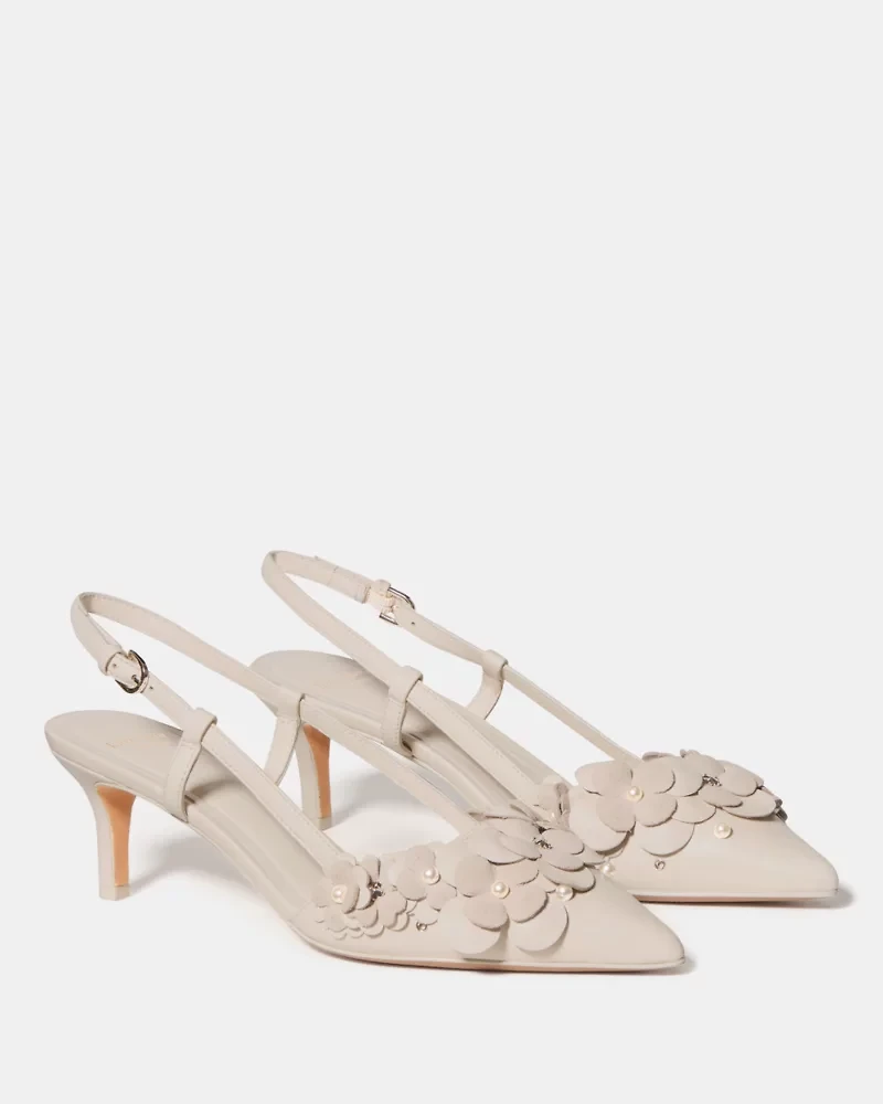 Spade Flower Garden Slingback Pump