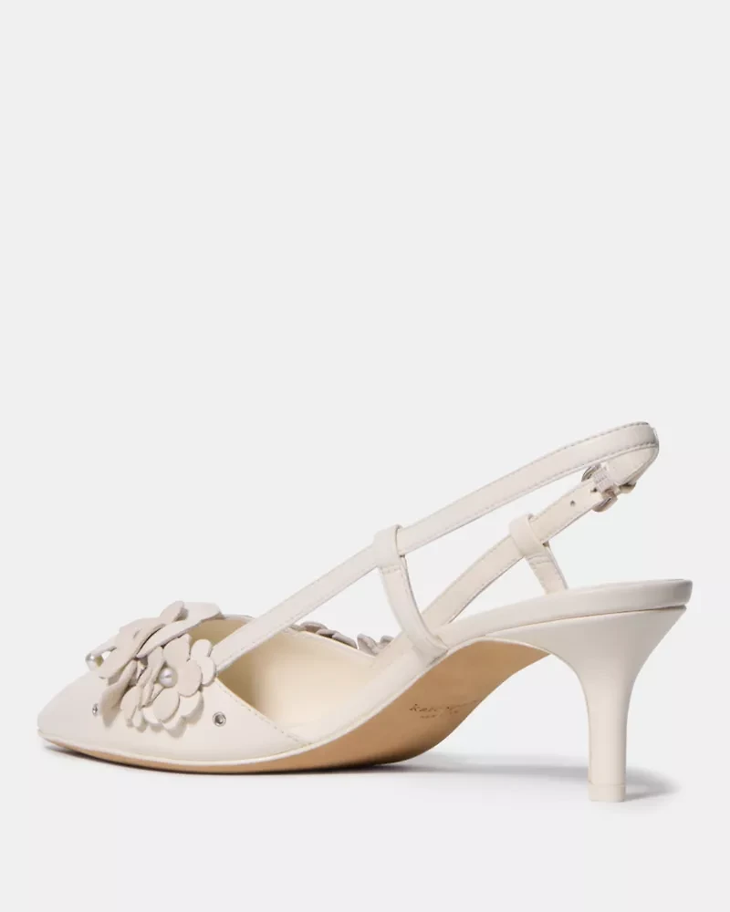 Spade Flower Garden Slingback Pump