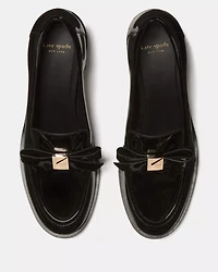 Deco Bow Heeled Loafer
