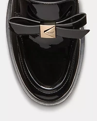 Deco Bow Heeled Loafer