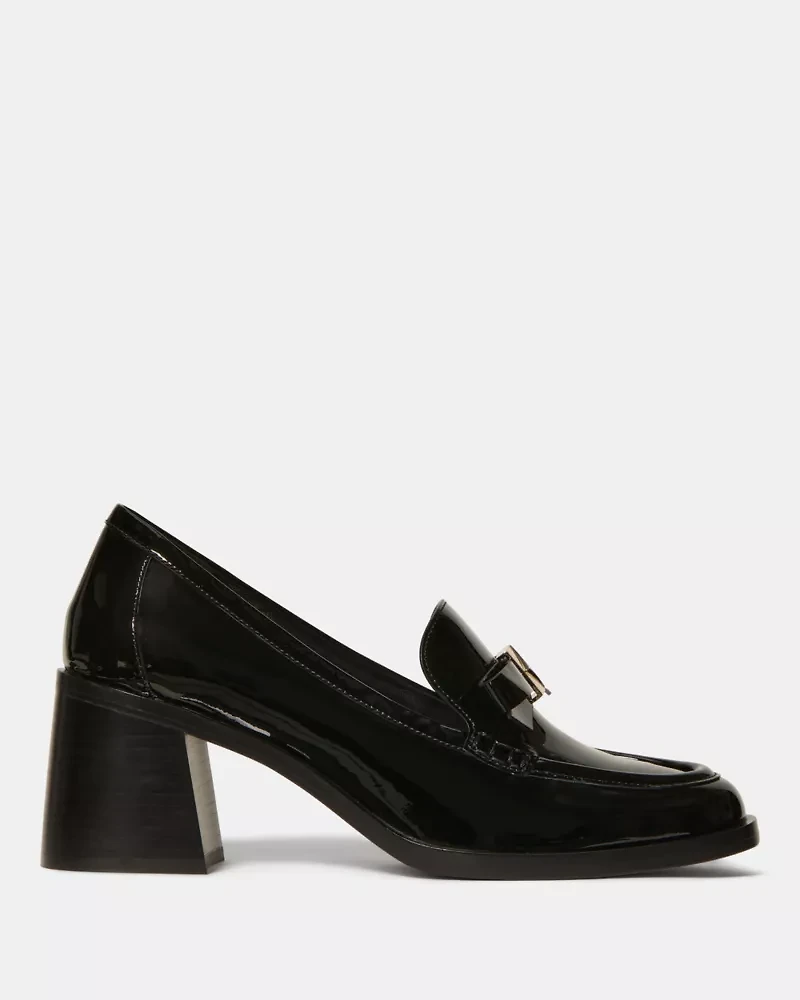 Deco Bow Heeled Loafer