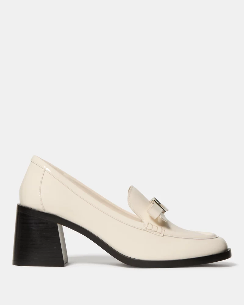 Deco Bow Heeled Loafer
