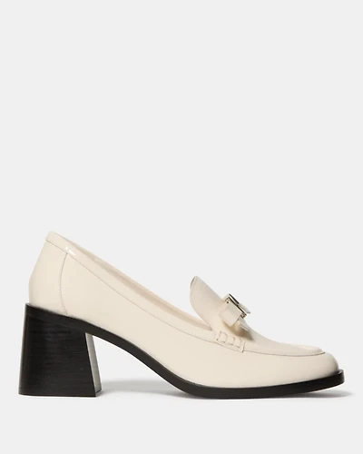 Deco Bow Heeled Loafer