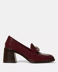 Deco Bow Heeled Loafer