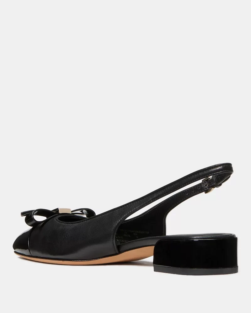 Deco Bow Slingback Pump
