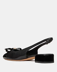 Deco Bow Slingback Pump