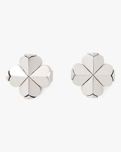Spade Flower Studs