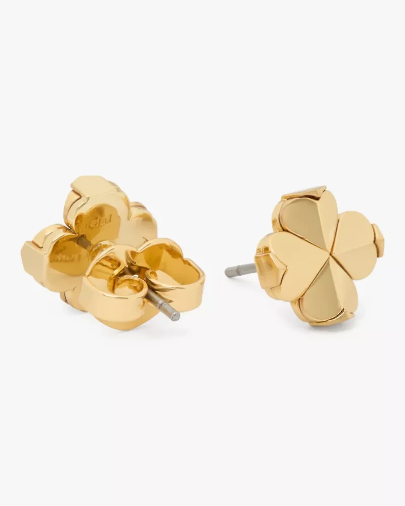 Spade Flower Studs