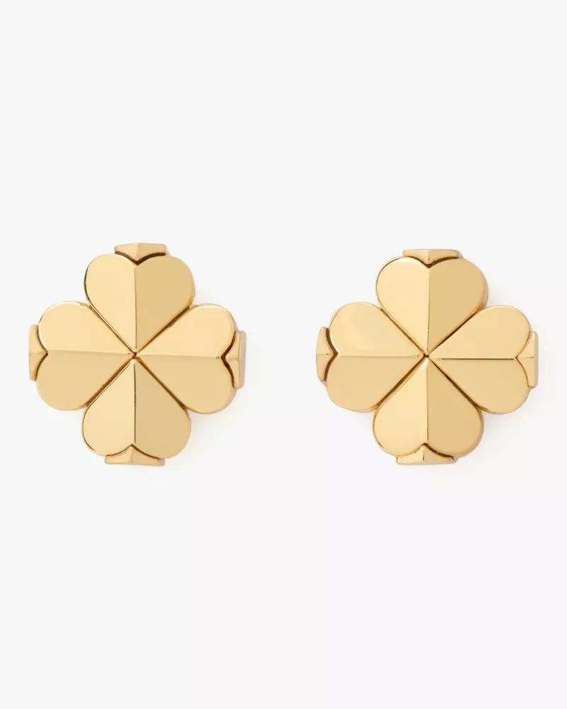 Spade Flower Studs