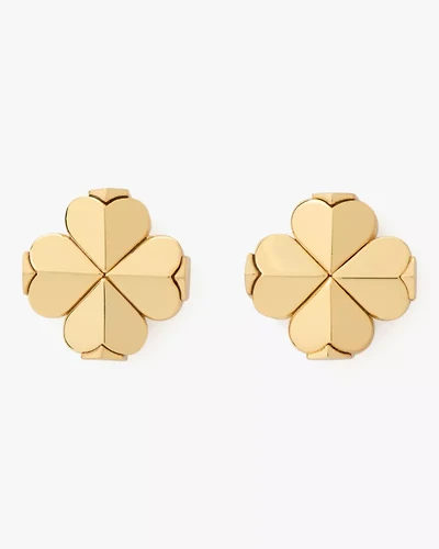 Spade Flower Studs