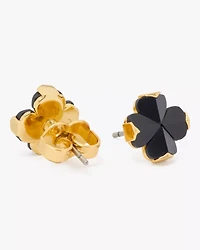 Spade Flower Studs