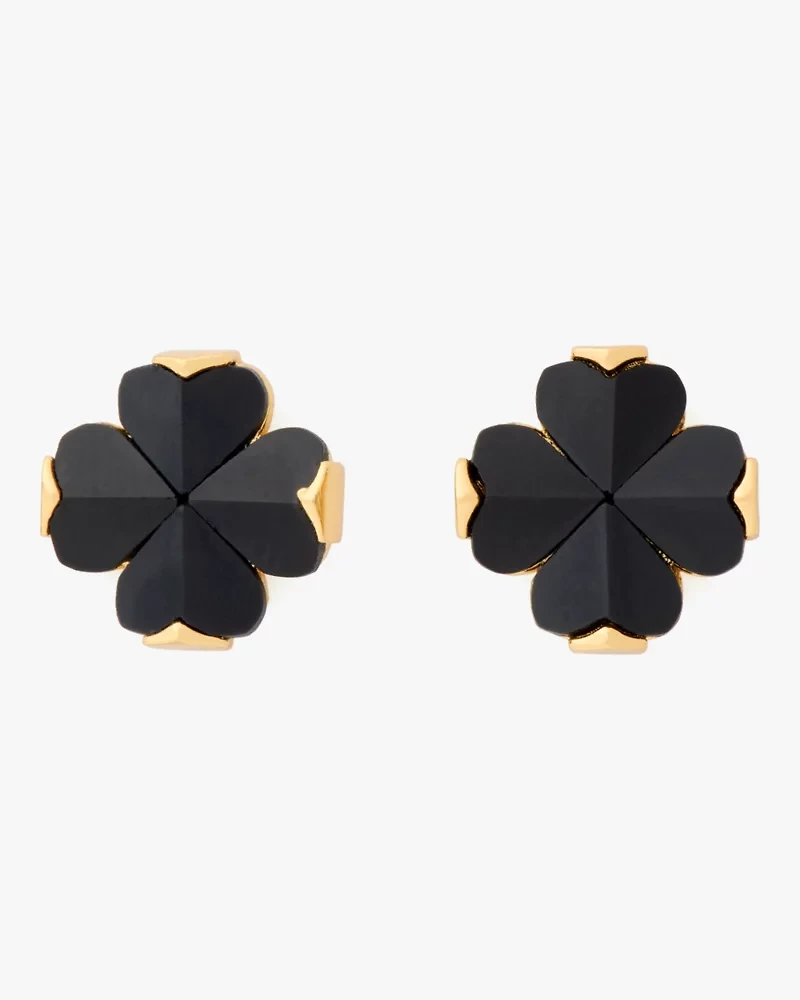 Spade Flower Studs