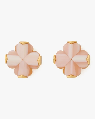 Spade Flower Studs