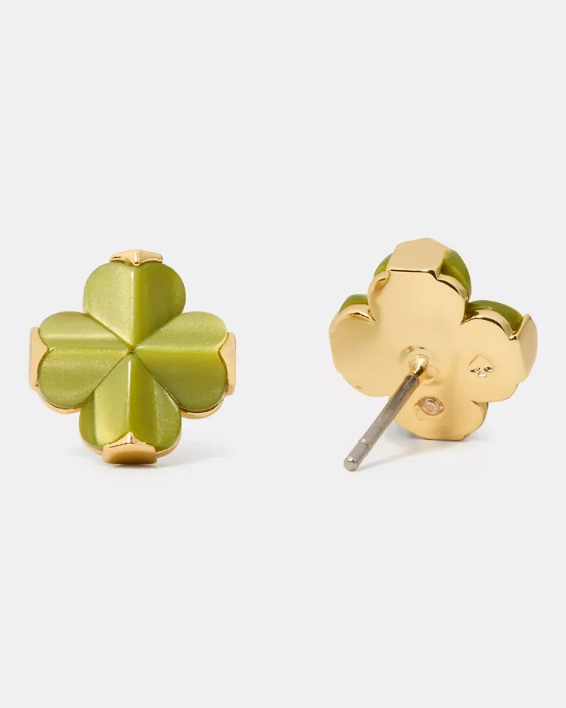 Spade Flower Studs