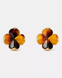 Spade Flower Studs
