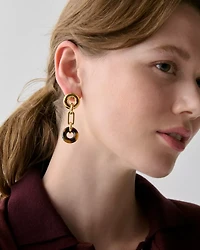 Interlock Linear Earrings
